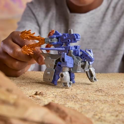 Transformers CYBERWORLD Galvatron Zırhlı Siber Değiştiriciler 10 cm Aksiyon Figürü, Ejderha Moduna Hızlı Değişim, Erkek ve Kız 6 Yaş ve Üzeri için Oyuncakları