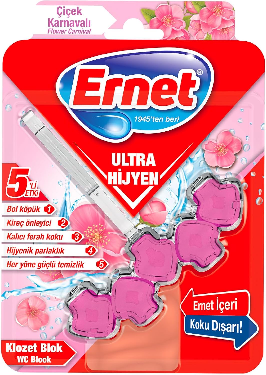 Alternative view of ERNET Klozet Ultra Hijyen Çiçek Karnavali 50 G