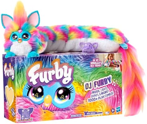Alternative view of Furby DJ Furby İnteraktif Oyuncak, Gökkuşağı - İngilizce versiyonu