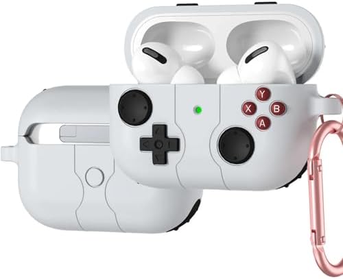 Alternative view of AirPods 4 ile uyumlu 4.Nesil Kılıf Kılıf Retro Görünümlü Kancalı Nint-endo Yumuşak Soft Dokunuş AirPods 4. Nesil Kulaklık Kılıf (Gri, AirPods 4. Nesil)
