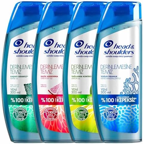Alternative view of & Shoulders Derinlemesine Temizlik Şampuan Seti 300 ML x 4 Adet