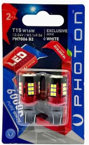 PHOTON Ampul T15 W16W 12-24V 39 Led (2'Li Blister) - PHT PH7006 B2