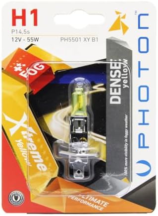 PHOTON Ampul H1 12V 55W Xtreme Yellow (Tekli Blister) PHT PH5501 XY B1