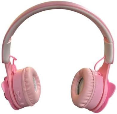 Alternative view of Hello Kablosuz Bluetooth Katlanabilir Kulaküstü Kulaklık Pembe