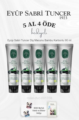 Alternative view of Diş Macunu Bambu Karbonlu 90 ml 5 Al 4 Öde ve Rosie Pamuk