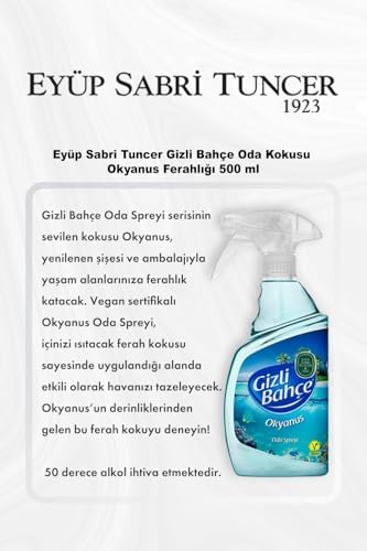 Gizli Bahçe Oda Kokusu Okyanus Ferahlığı 500 ml 5 Al 4 Öde ve Rosie Pamuk