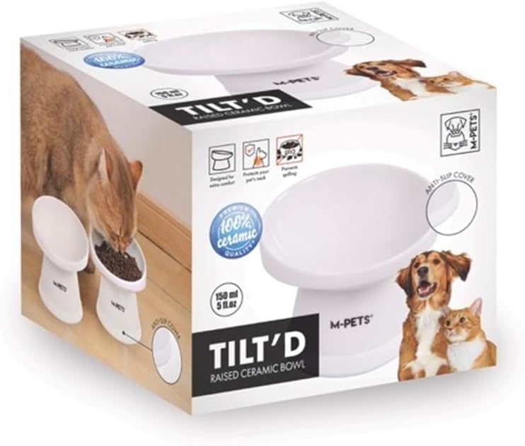 TILTD SERAMİK MAMA KABI 150ML WHİTE