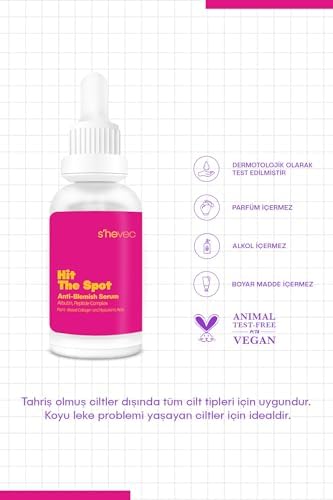 Alternative view of She Vec HIT THE SPOT – Leke Bakımı | Onarmaya Yardımcı Arbutin ve Peptit Kompleksi İçeren Serum (30 ml)