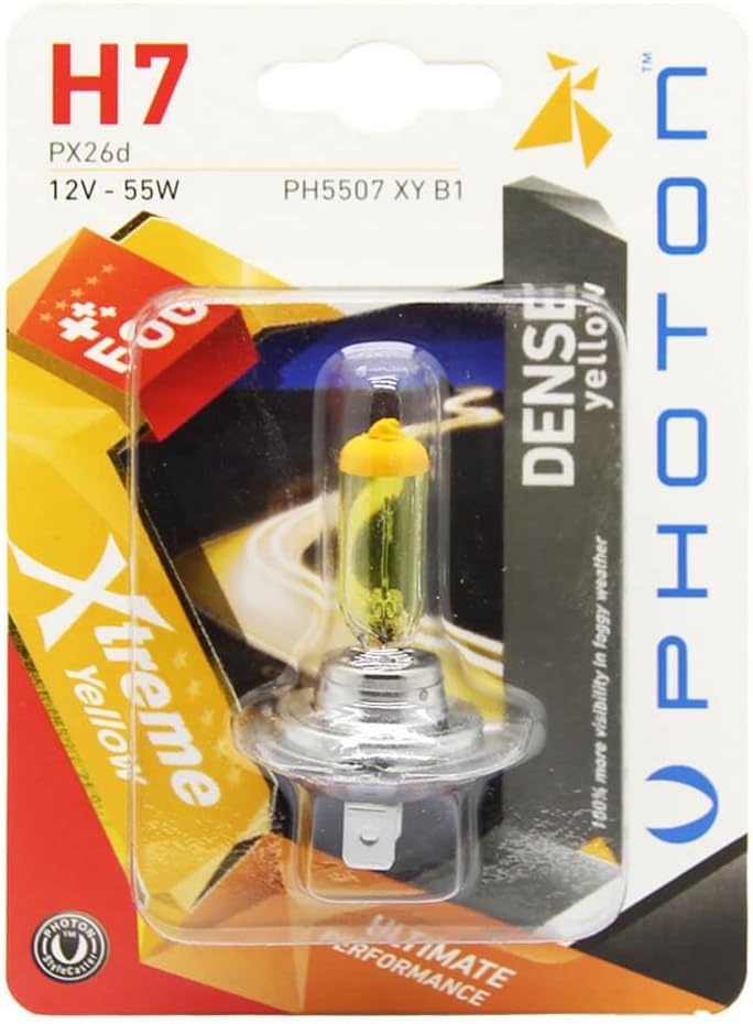 PHOTON Ampul H7 12V 55W Xtreme Yellow (Tekli Blister) PHT PH5507 XY B1