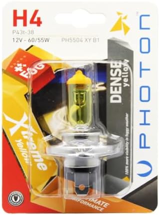 Alternative view of PHOTON Ampul H4 12V 60/55W Xtreme Yellow (Tekli Blister) PHT PH5504 XY B1