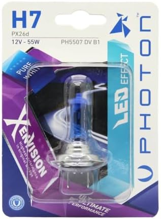 PHOTON Ampul H7 12V 55W Xen Vision (Tekli Blister) (Beyaz Işık) 6000K PHT PH5507 DV B1