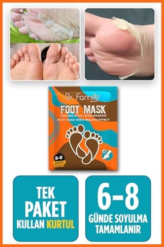 Alternative view of Dr Peeling Etkili Ölü Deri ve Çatlak Soyulmasını Sağlayan Ayak Maskesi