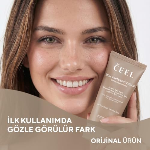 Alternative view of The Ceel Aydınlatıcı ve Ton Eşitleyici Bakım Kremi 50 ml - Arbutin, Glutatyon, Niacinamide ve Kolajen İçeren Leke Karşıtı Nemlendirici Yüz ve Vücut Kremi