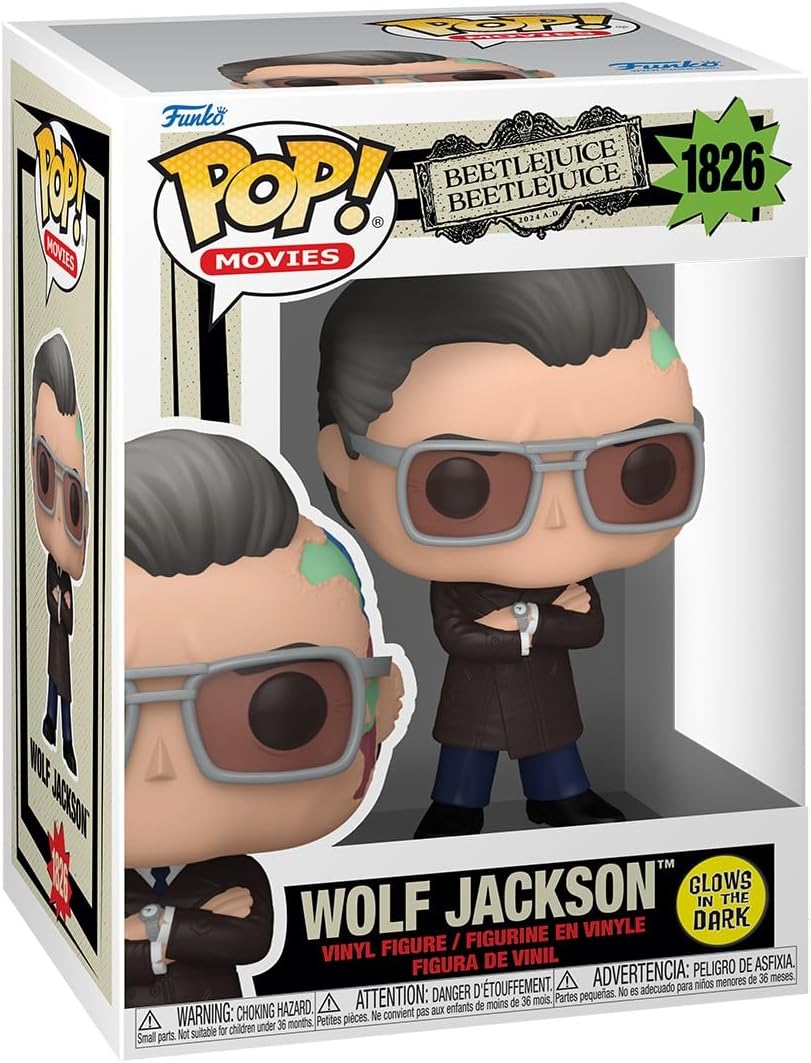 Alternative view of POP Movies: Beetlejuice –Wolf Jackson (Glow in the Dark), Oyuncak Figür