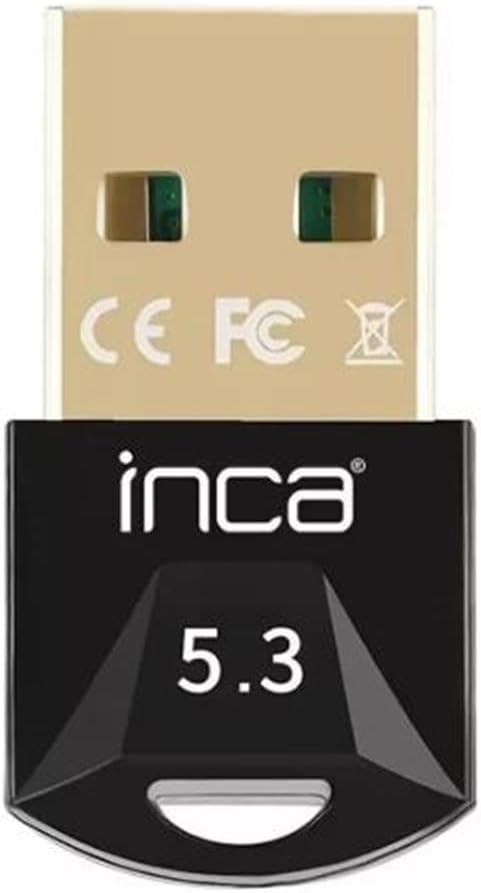 INCA IBT-503T MINI USB DONGLE BLUETOOTH 5.3 ADAPTÖR,Gelişmiş Bluetooth EDR,Veri Aktarım 3 MBPS,İletim Mesafesi 20 mt, 2.4GHz