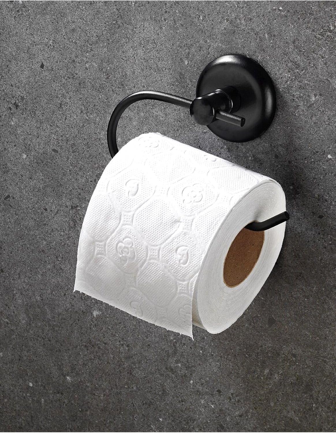Yapışkanlı Tuvalet Kağıtlığı Wc Kağıtlık Tuvalet Kağıdı Askısı Siyah