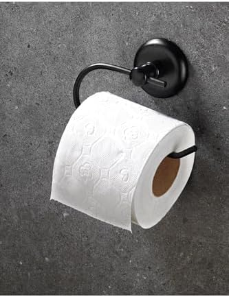 Alternative view of Yapışkanlı Tuvalet Kağıtlığı Wc Kağıtlık Tuvalet Kağıdı Askısı Siyah