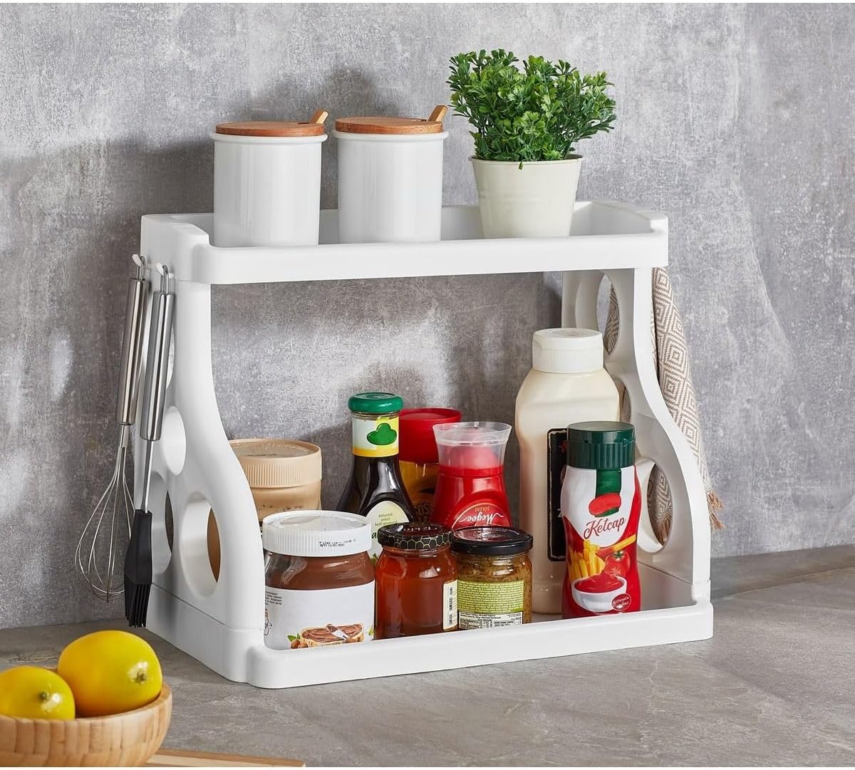 Alternative view of STORE Pratik Düzen Iki Katlı Mutfak/dolap Içi Organizer