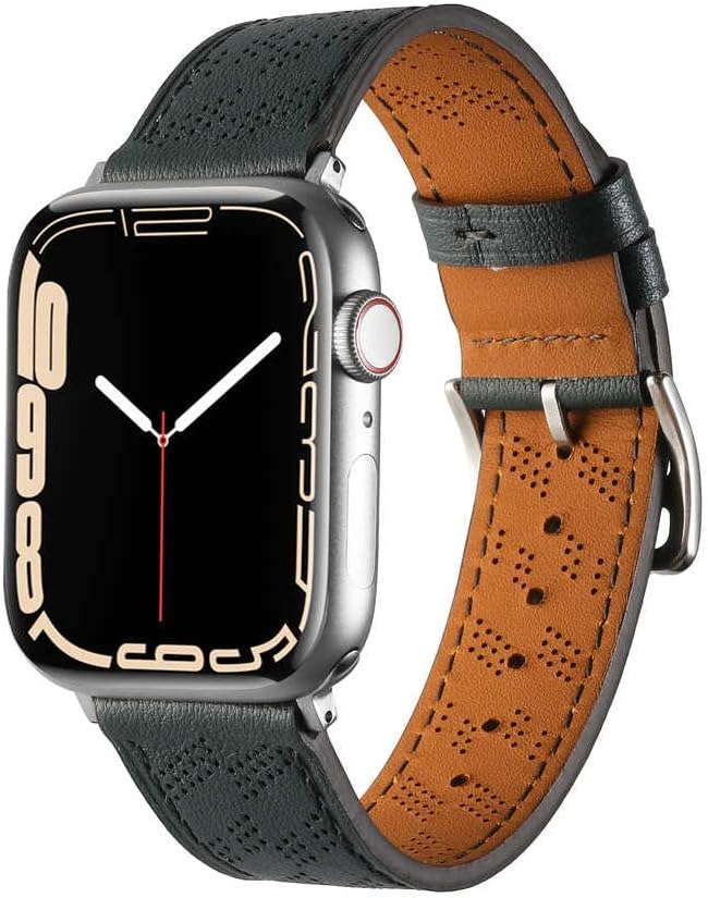 Alternative view of İle Uyumlu 38mm/40mm KRD-76 PU Deri Kordon Strap Kayış Lacivert