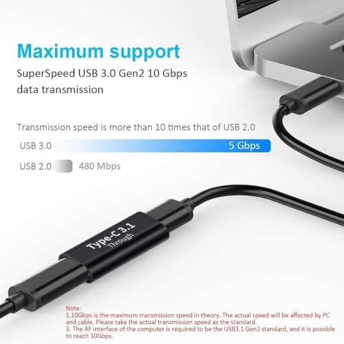 3352 Type C Usb 3.1 Dişi Çevirici Dönüştürücü Adaptör Type C Dişi To Type C DiSi 3.1 Yüksek Hızlı Veri Aktarım Desteği (10Gbps) Çift Yönlü Çalışma Alüminyum Alaşımlı Kaliteli Malzeme
