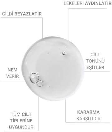 Alternative view of The Vivia Leke Karşıtı ve Cilt Tonu Eşitleyen Cilt Serumu Glutatyon, Niasinamid, Arbutin, Hyaluronik Acid 30 Ml