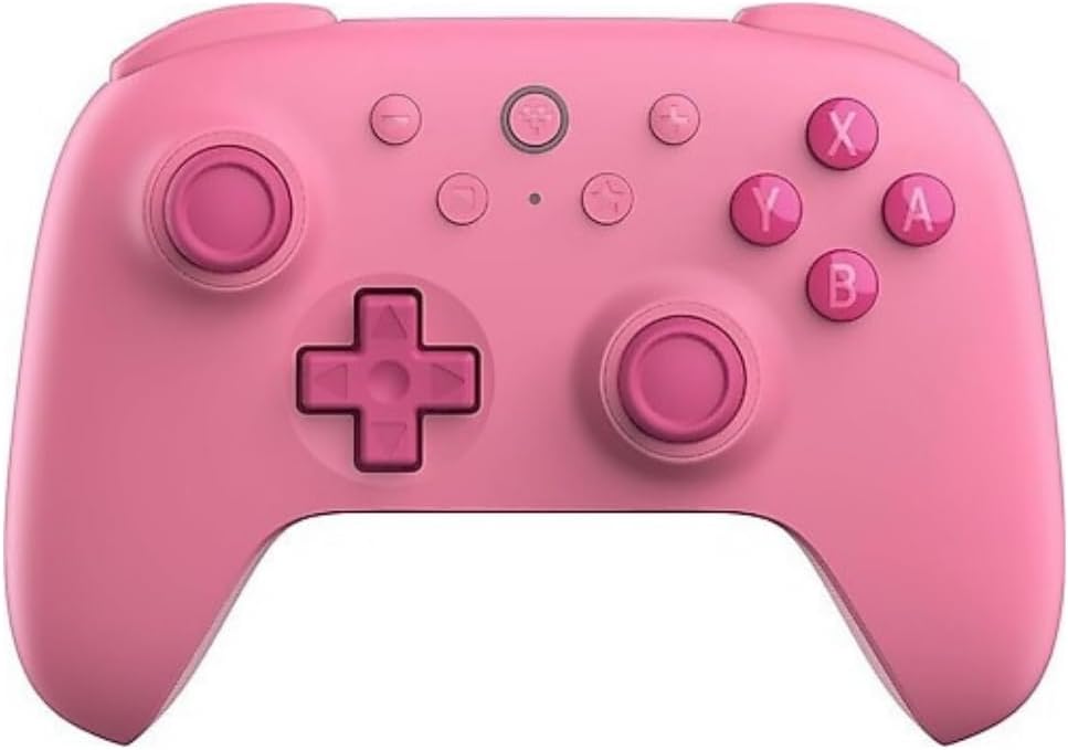 Alternative view of 8Bitdo 2C Bluetooth Controller for Switch 2, Switch/OLED/Lite, Hall Effect Joysticks, Non-linear Digital Triggers, Remappable L4/R4 Bumpers, 6-axis Motion, Rumble Vibration (Pink)