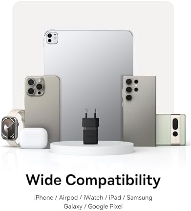 30W Hızlı Şarj Cihazı, 1C USB-C Duvar Adaptörü, BCT Soğutma Teknolojisi ve Akıllı Çip Koruması, Kompakt Şarj Başlığı, ve Uyumlu, Beyaz