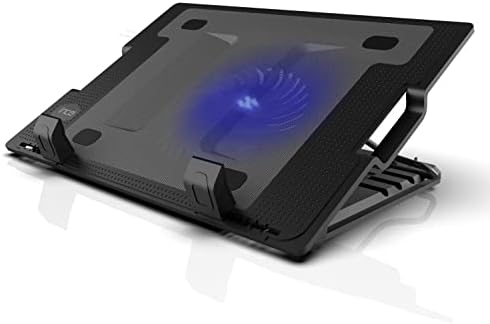 INCA INC-341FXT ERGONOMIC USB SILENT NOTEBOOK STAND COOLER BLACK, 15,6" Uyumlu,Çift USB Giriş, Ayarlanabilir Fan Hızı, 1200 RPM Güçlü Fazn Hızı,Düşük Gürültü Seviyesi
