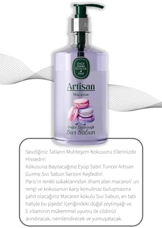 Alternative view of Artisan Doğal Zeytinyağlı Sıvı Sabun Macaron 600 ml X3