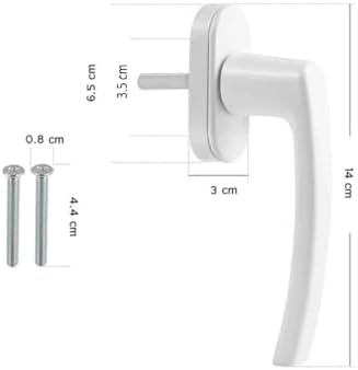 Alternative view of Pvc Pimapen Pencere Kolu Balkon Sürme Kapı Kolu (2, Koyu Kahverengi)