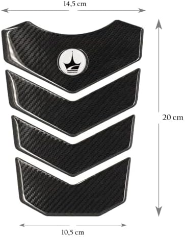 Tank Pad, ile Uyumlu, BMW İle Uyumlu, ile Uyumlu Tank Pad, Kaydırmaz Motosiket Tank Padi, Dayanıklı Motosiklet Yakıt Tankı Koruma. GC02 (Karbon)