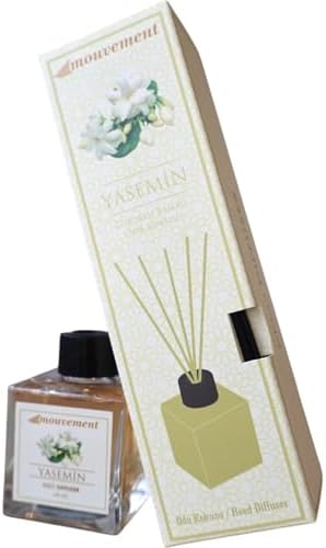 MOUVEMENT Yasemin 100 ml Çubuklu Oda Kokusu Evinize Doğal Ferahlık ve Zarafet Katın