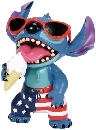Alternative view of Showcase Lilo ve Stitch Patriotic Summer Stars and Stripes Heykelcik, 13,5 cm, Çok Renkli