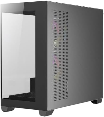 Antec CX300 ARGB Gaming Kasa – 4x ARGB Fanlı, Temperli Cam Yan Panel, ATX Mid Tower Siyah