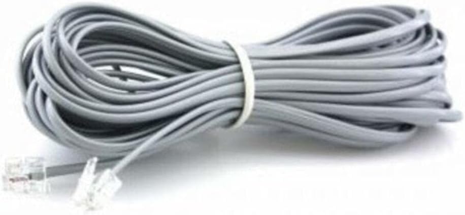 TEL50 50 Metre Telefon, Telefon Hattı Direkten Modem Arası Kablo Internet Bağlantısı Için Kullanılan Uçları Takılı Ara Kablo (50 Metre)