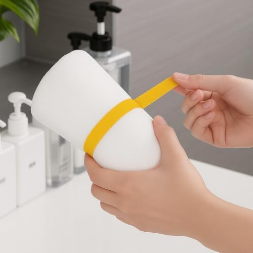 Cırt Cırt Sabitleyici Kablo Düzenleyici 5 metre x 1cm Kanca ve Döngü Kayışları, Tekrar Kullanılabilir, Çift Taraflı Kanca Rulo Düzenleyici Kayışlar, Bağlama Bandı (Sarı)