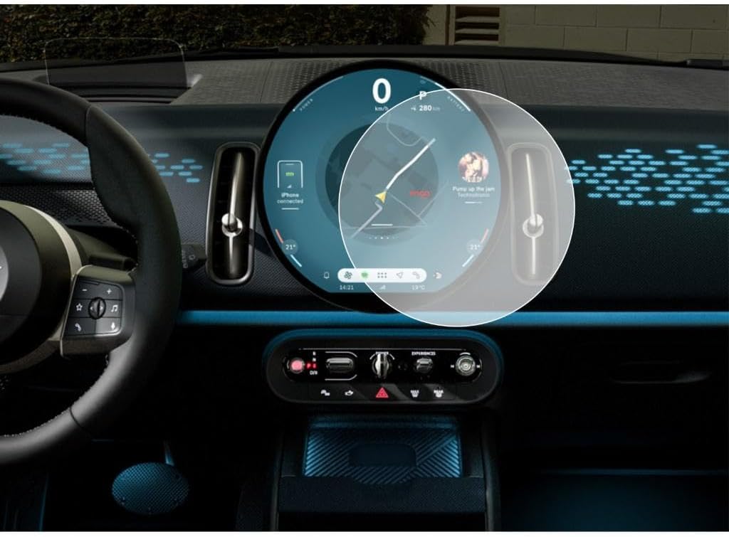 Mini Countryman 8.8 inç Multimedya & Navigasyon ile Uyumlu Mat Ekran Koruyucu 9H