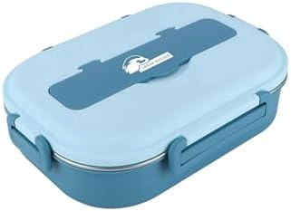 Alternative view of Badger 304 Paslanmaz Çelik Mavi Lunchbox 1000 ML ve 1 Adet Çelik Kaşık, Dayanıklı Kamp Ekipmanları, Kamp Aksesuarları, Açık Hava Sporları, Doğa Sporları, Yürüyüş, Kamp Mutfağı, Kamp Malzemeleri