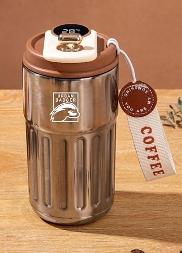 Badger Termometreli Çelik Kahverengi Termos 410 ML, Dayanıklı Kamp Ekipmanları, Kamp Aksesuarları, Açık Hava Sporları, Doğa Sporları, Yürüyüş, Kamp Mutfağı, Kamp Malzemeleri