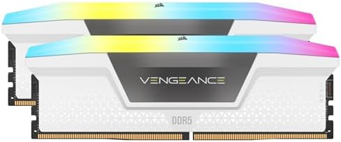 Alternative view of CORSAIR Vengeance RGB 32GB (2x16GB) 6000MHz DDR5 C36 1,35V Ram AMD EXPO (CMH32GX5M2E6000Z36W)