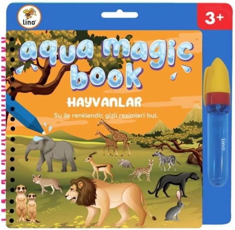 Aqua Book Hayvanlar (Sihirli Boyama Kitabı)