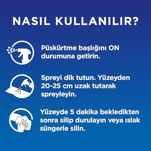 Çok Amaçlı Dezenfektan Yüzey Temizleyici Köpük Sprey 750 ml