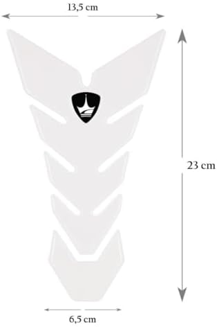 Tank Pad | Ducati, MV Agusto ile Uyumlu | Kaydırmaz ve Dayanıklı Karbon | Motosiklet Tank Pad | GT05 (Şeffaf - Transparan)