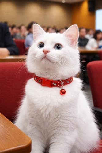 Alternative view of KEDİ BOYUN TASMASI ZİLLİ VE AYARLANABİLİR KIRMIZI