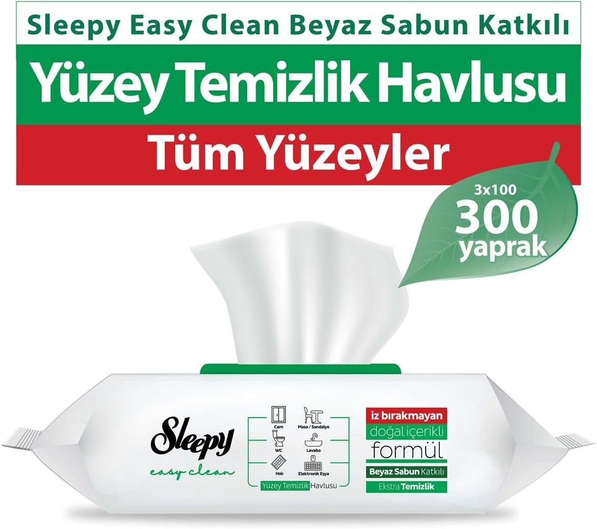 Yüzey Temizlik Havlusu 100 Yaprak X 3 Adet