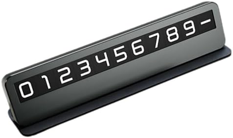 Araç İçi Geçici için Telefon Numaratörü, Forforlu Açılıp Kapanabilen Premium Numaratör