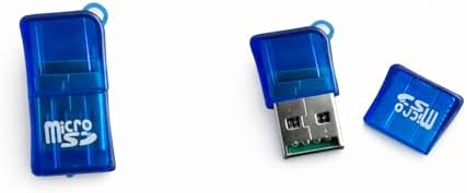 Micro SD Kart Okuyucu SDXC TF USB 2.0 T- MicroSD TransFlash Hafıza Kartı Okuyucu Adaptör Yazıcı Mini Telefon Kamera PDA MP3 MP4 PC Mac Tablet TV Kutusu Uyumlu MAVİ
