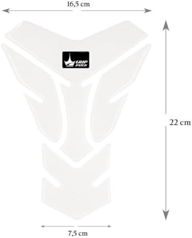 Alternative view of Tank Pad | Aprilia, KTM, Kawasaki, ile Uyumlu | Kaydırmaz ve Dayanıklı Karbon | Motosiklet Tank Pad | GT06 (Şeffaf - Transparan)