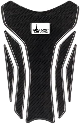 Tank Pad | Aprilia, KTM, Kawasaki, ile Uyumlu | Kaydırmaz ve Dayanıklı Karbon | Motosiklet Tank Pad | GC07 (Karbon)