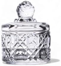 Alternative view of Lüx Kristal Mini Cam Şekerlik & Cam Lokumluk, Kesme Cam Lüx Şekerlik 7.5cm*9.2cm - 06643